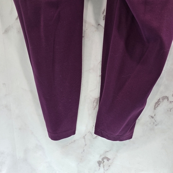 Torrid Pants Womens 3 3X Regular Purple Stretch Pull On Ponte Pixie High Rise - Picture 8 of 12